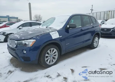 2017 BMW X3 xDrive28I z USA, uszkodzony, nr VIN 5UXWX9C53H0T09778